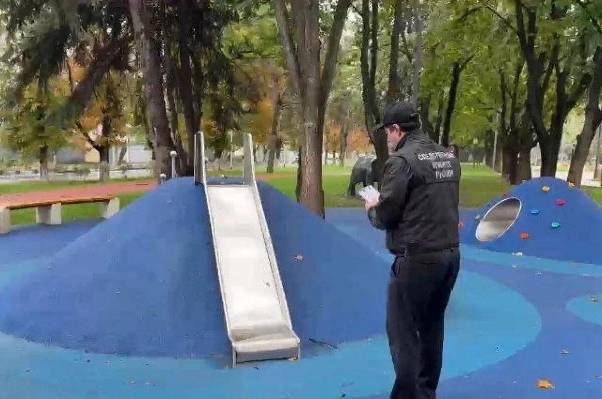    СК проводит проверку после травм детей на детской горке в Ессентуках