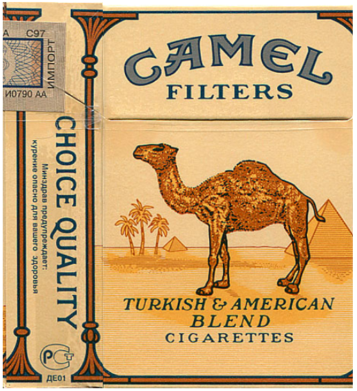 Россия, конец 1990-х годов. 20 штук с фильтром в коробке с откидной крышкой и в целлофане.  Производитель: R.J. Reynolds Tobacco Co., США. Владелец торговой марки R.J. Reynolds Tobacco Co.