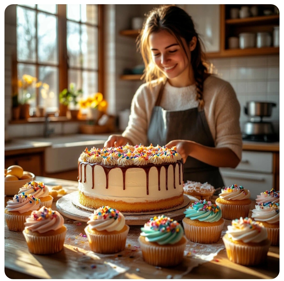 Выпечка тортов дома