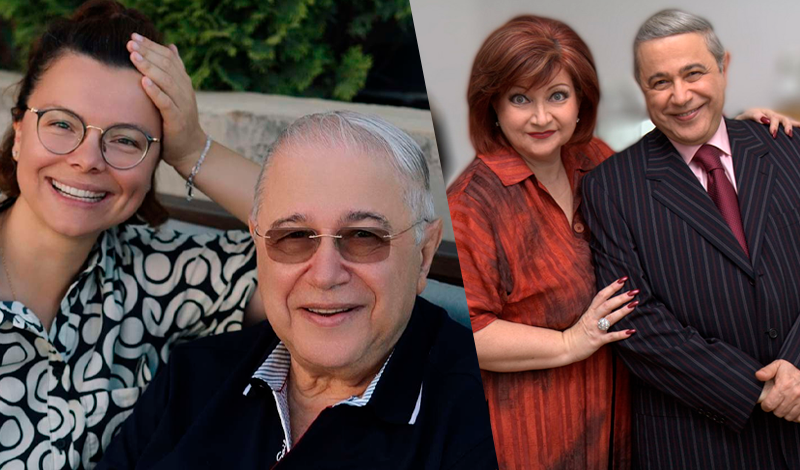 Евгений Петросян с Татьяной Брухуновой и Еленой Степаненко (справа)