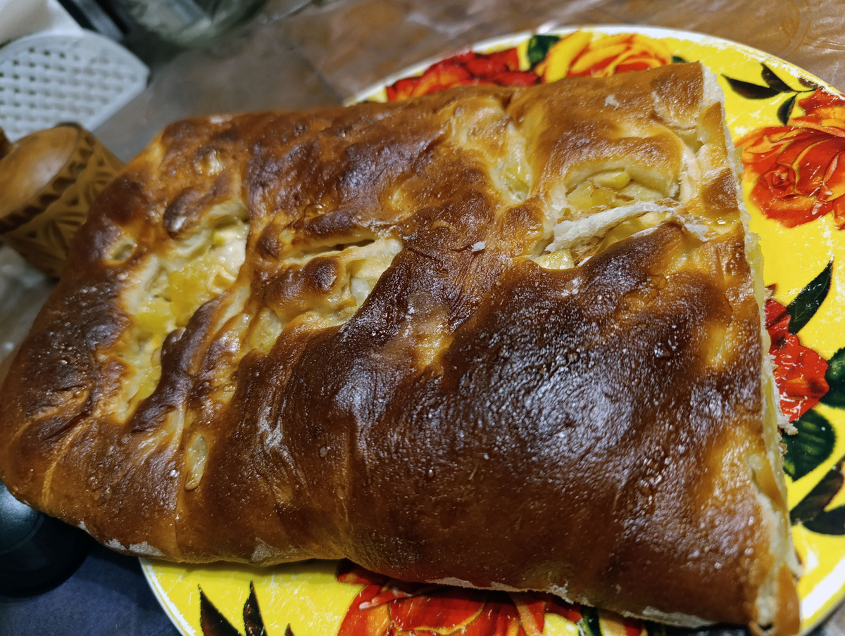 Пирог я яблоками