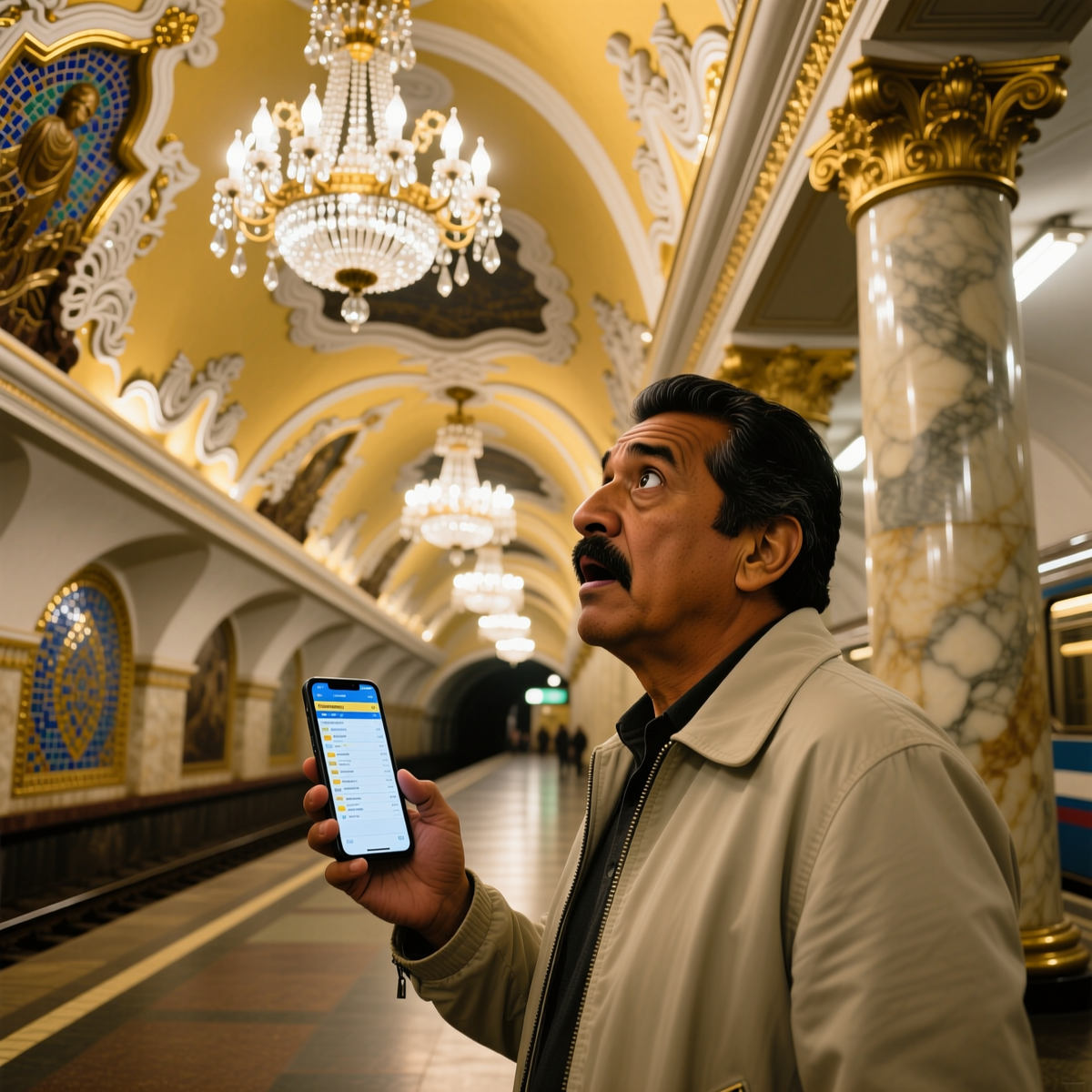 первый спуск в метро