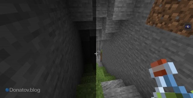    До и после зелья ночного зрения