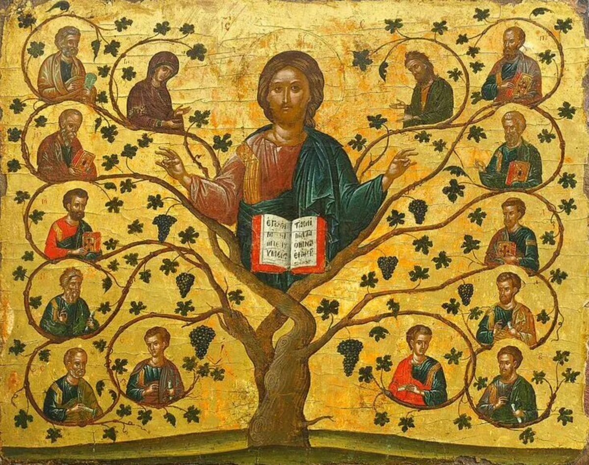 Христос - Древо Жизни. Изображение из открытых источников.