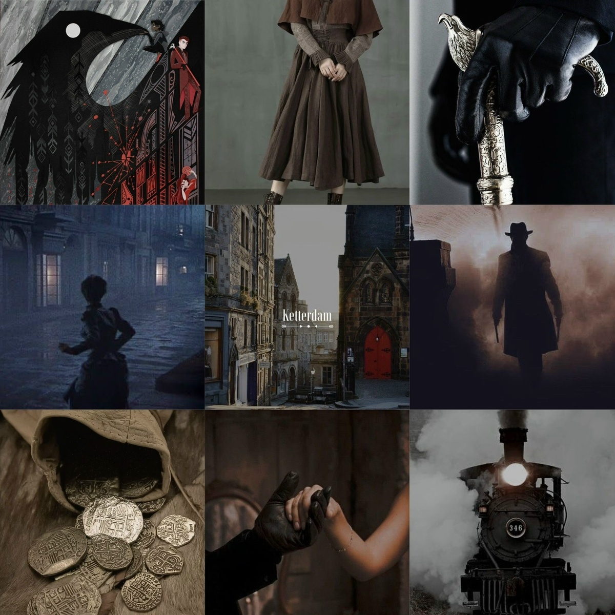 коллаж, навеянный событиями игры