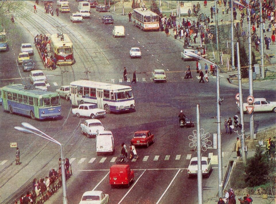 70-тые перекрёсток Пушкинская - Первомайская..