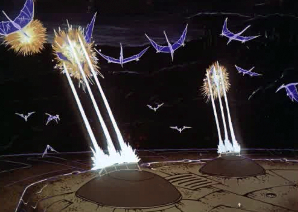 Кадр из мульт-дилогии «Вампиры Геоны» (1991) –«Хозяева Геоны» (1992)