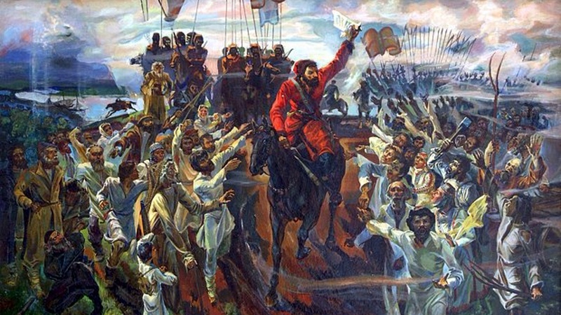 Картина Юрия Бубнова «За волю»