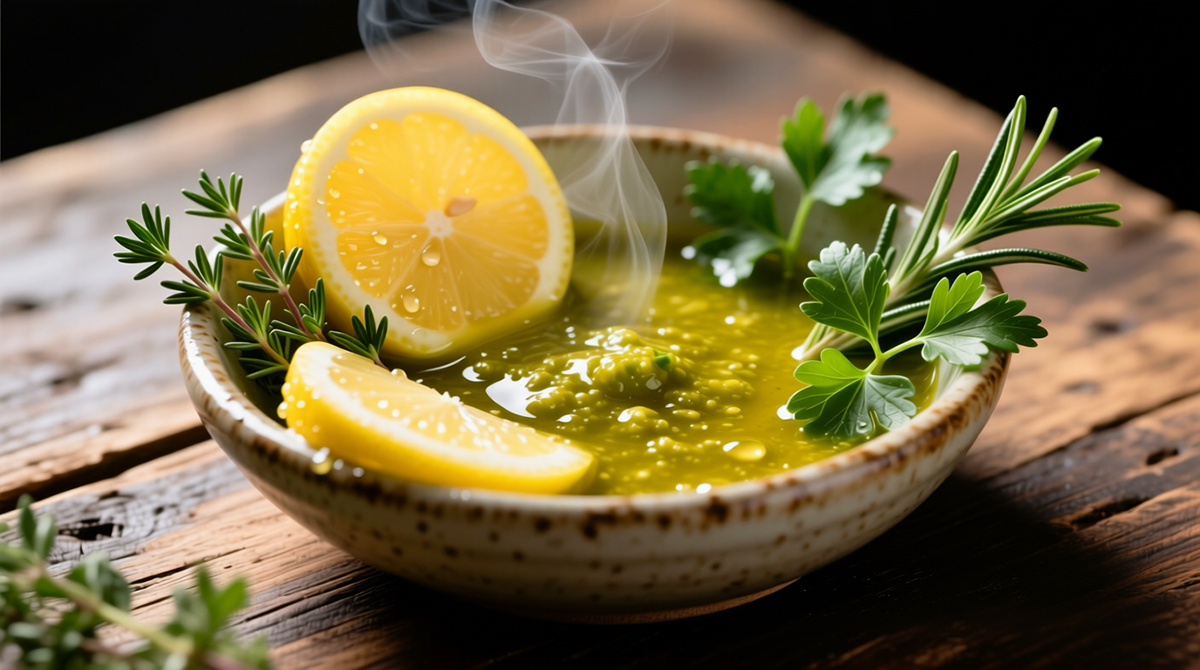 Лимонно-травяной маринад