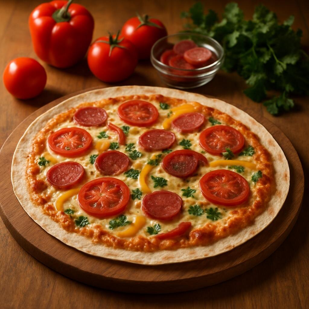 Пицца на лаваше