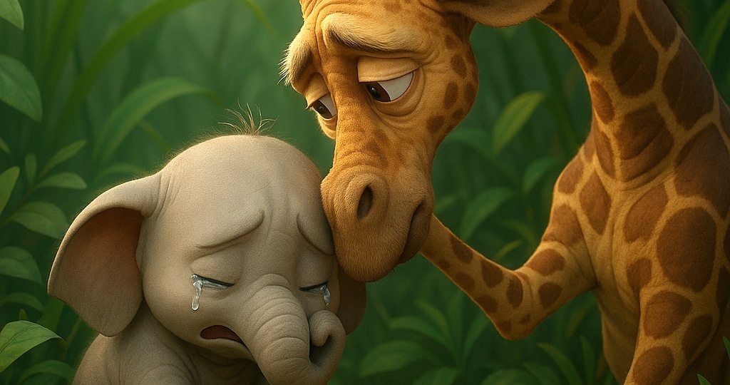 Сказка про слонёнка, который стеснялся своего хобота