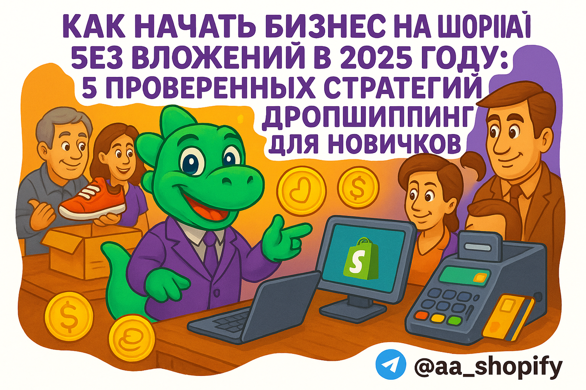    Как начать бизнес на Шопифай без вложений в 2025 году: 5 проверенных стратегий дропшиппинга для новичков aa_ecom