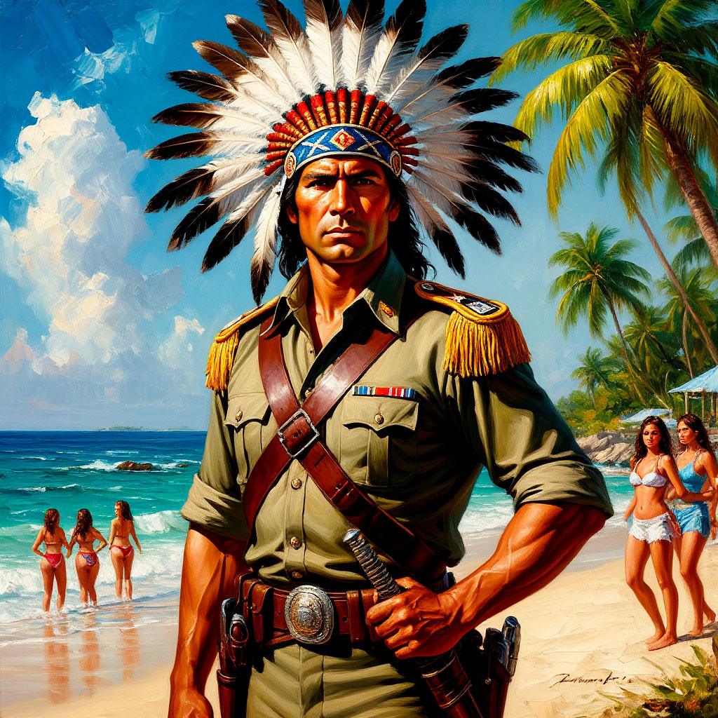 Суров, но справедлив! Слуга царю, отец солдатам! Фото сгенерировано ИИ ЯндексАрт.