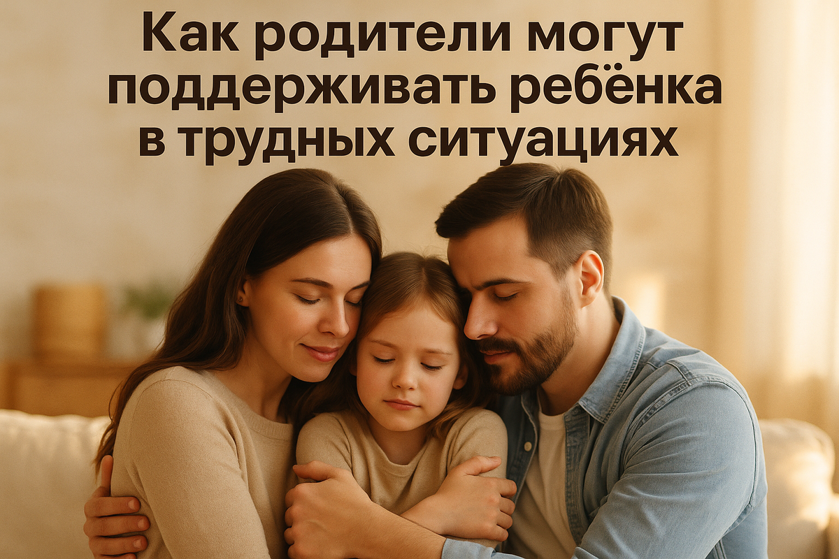 Как родителям поддерживать ребёнка в трудных ситуациях