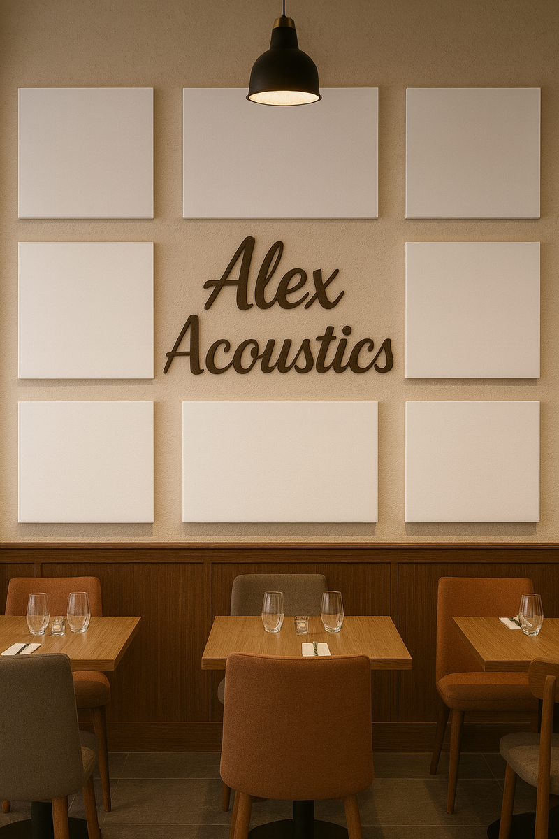 Акустические панели элегантно вписываются в интерьер ресторана