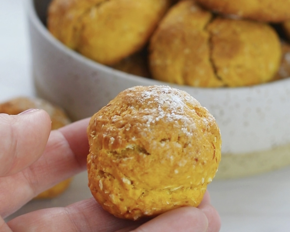 Тыквенно-кокосовое печенье 