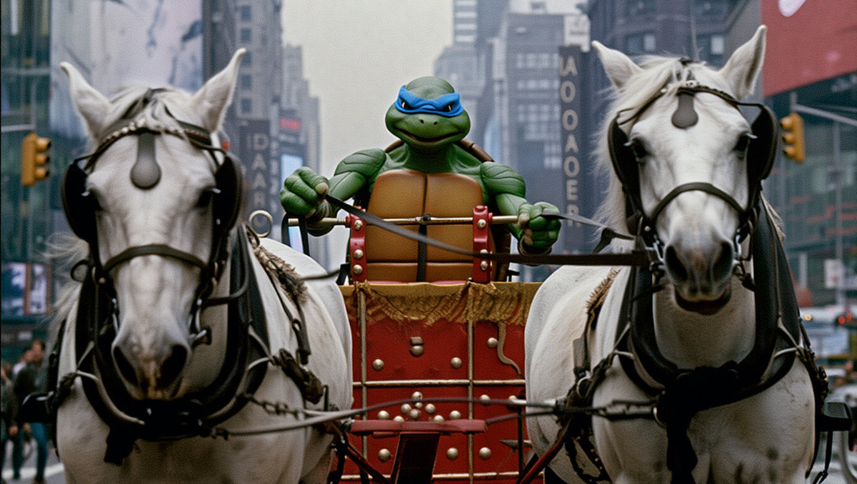 Лео плевать хотел на слова Сплинтера о том, что нужно держаться в тени 