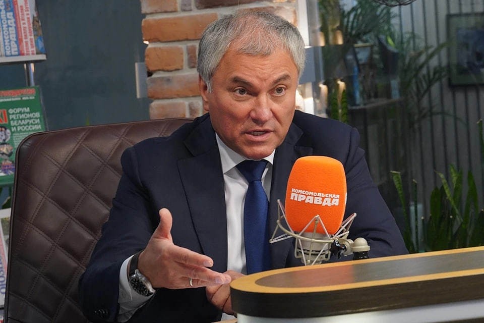    Володин: Меркель и подобные ей политики хотят, чтобы России не существовало Владимир ВЕЛЕНГУРИН