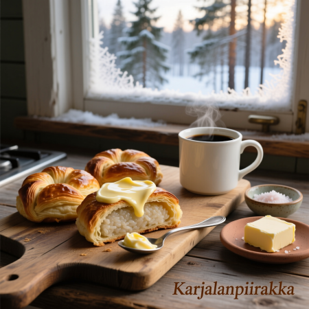Karjalanpiirakka — Карельский пирог