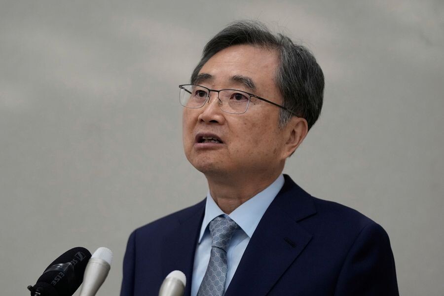    Министр иностранных дел Южной Кореи Чо Хён / Источник: © Ahn Young-joon/AP/TASS