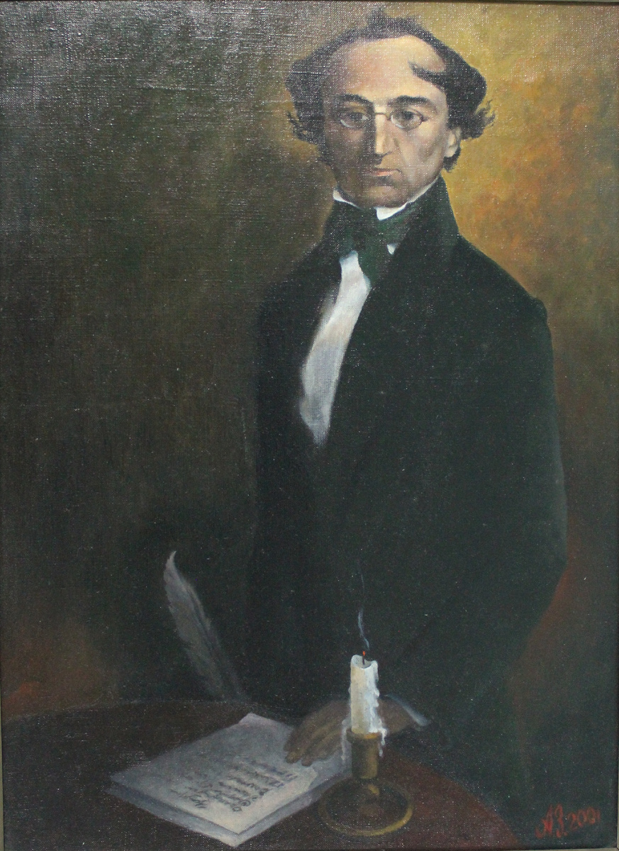 Портрет Ф. И. Тютчева. А. А. Зуенко. 2001. Музей-заповедник Ф. И. Тютчева "Овстуг".