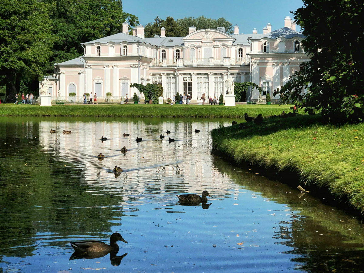 Пруд перед Китайским дворцом, где всегда много уток. Фото: Victor Malyushev / Unsplash