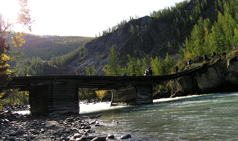 Мост через Чую за Акташом
