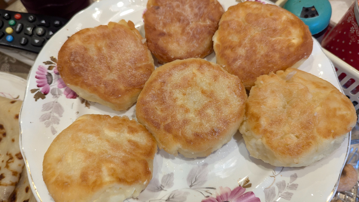 Сырники, которыми нас угощала наша невестка