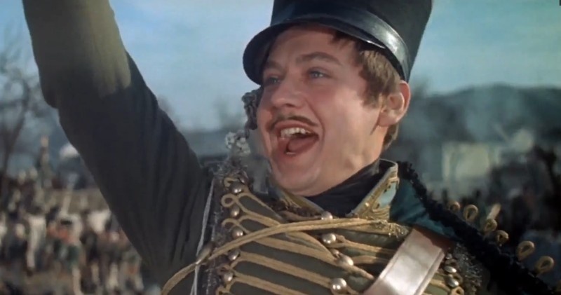 Николай Ростов. Кадр из фильма "Война и мир" (1967).