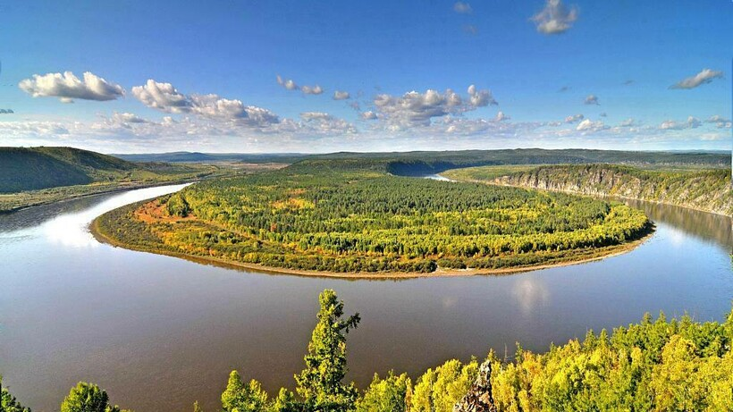 Река Мохэ, на берегу которой было найдено золото. Источник: fishki.net