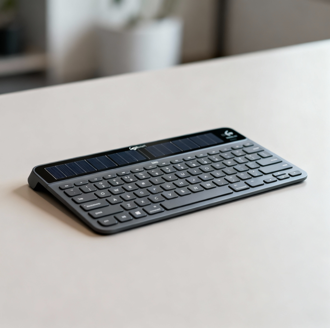 Беспроводная клавиатура Logitech на солнечных батареях