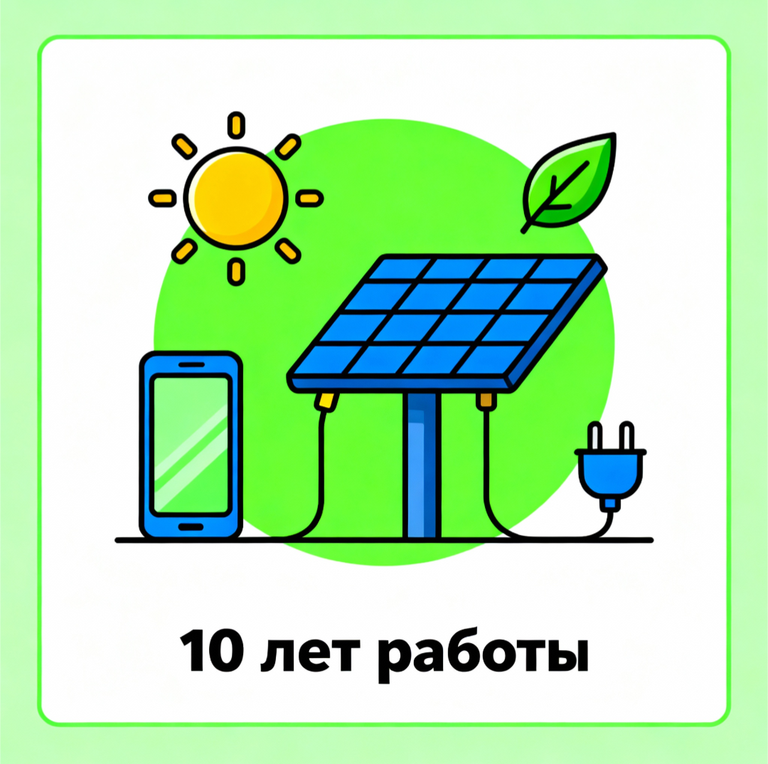 Экологичное решение: 10 лет работы от солнечнойэнергии