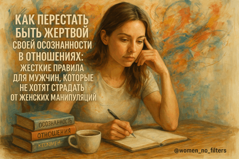    Как перестать быть жертвой своей осознанности в отношениях: жесткие правила для мужчин, которые не хотят страдать от женских манипуляций admin