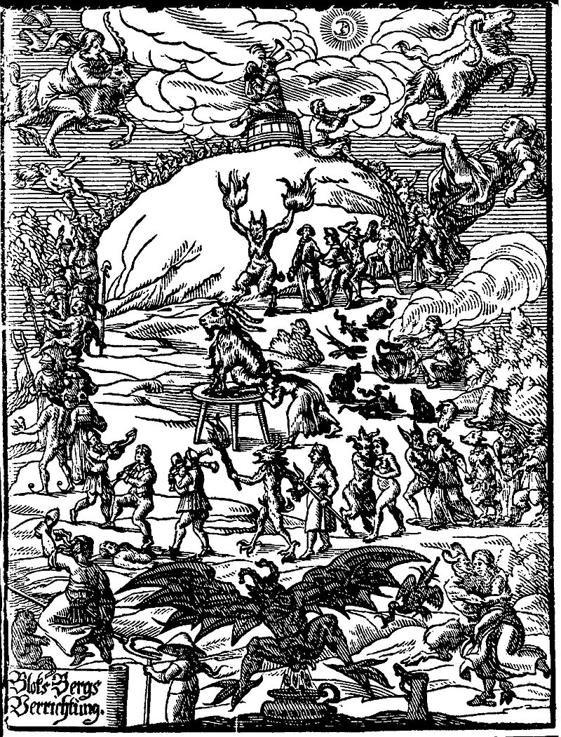 Иоганн Преториус, «Шабаш на ведьминой горе», 1668 год.