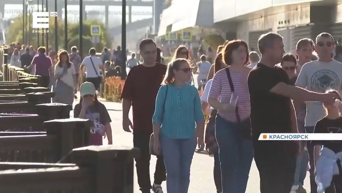     Красноярцы массово устремились к местам отдыха в теплые выходные