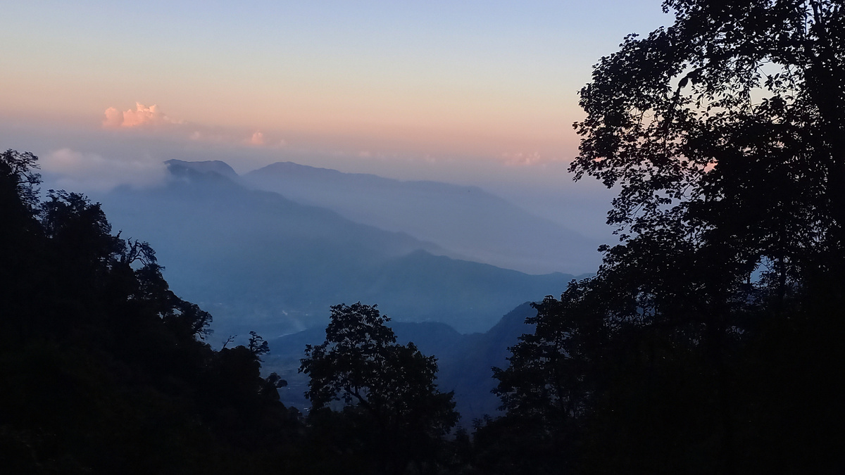 Вид с первой хижины 