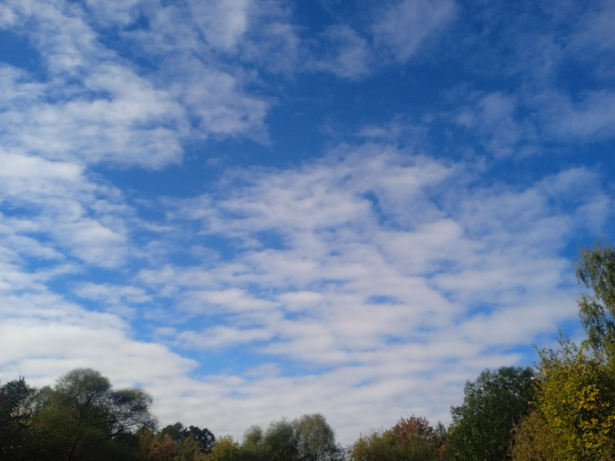 Пятничное небо. Фото автора.