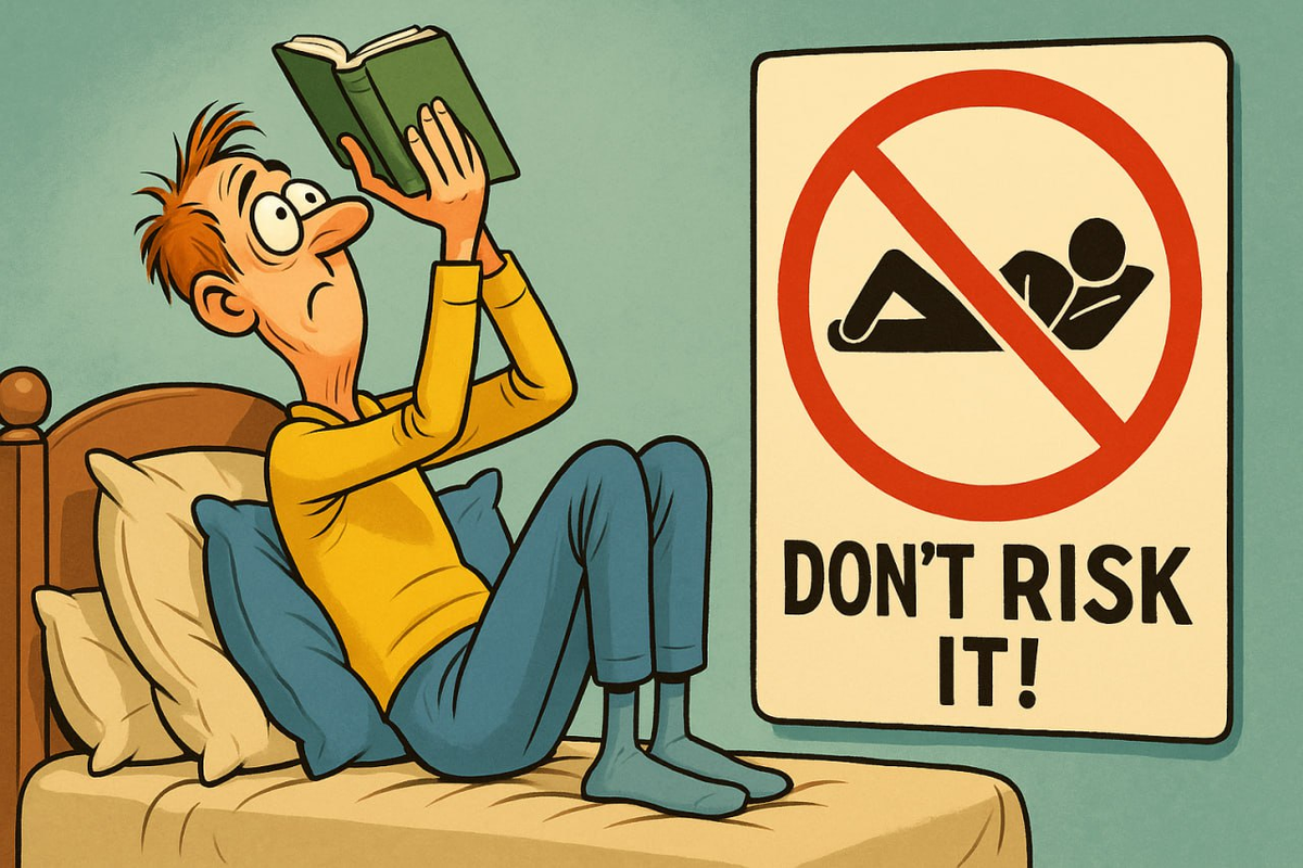 Почему нельзя читать лёжа при некоторых болезнях глаз?