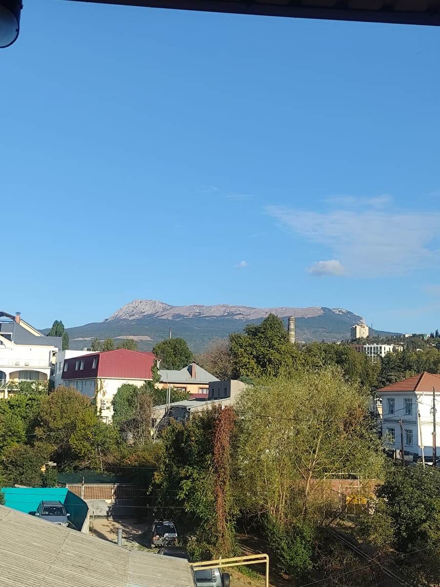 Вид из окна гостевого дома 