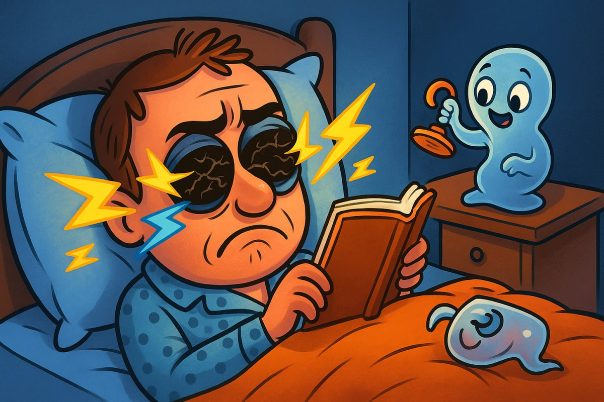 Почему в темноте видны «вспышки» и «молнии»