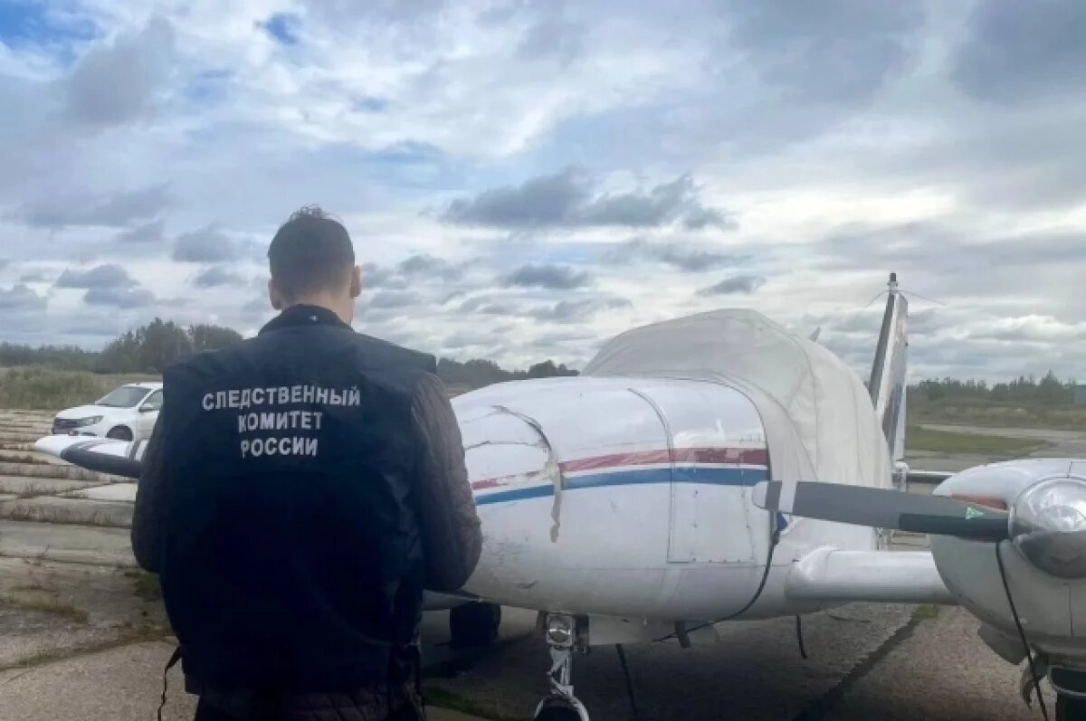    В Новгородской области самолет столкнулся с опорой системы видеонаблюдения