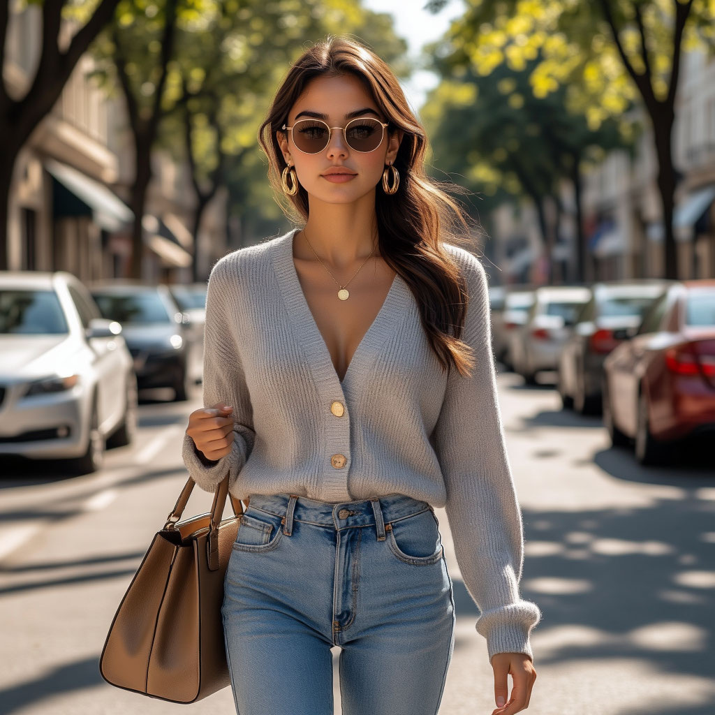 Кардиган - привычный всем предмет гардероба