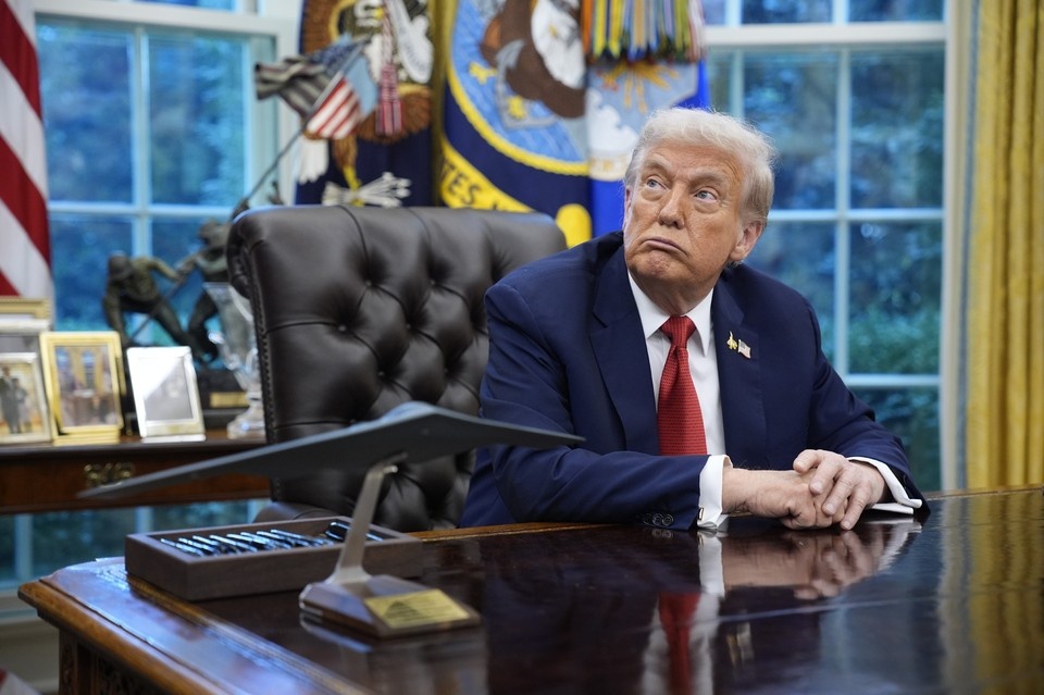 Эй, Трамп, ну-ка не увиливай от своих обязанностей! Кая Каллас тебе расслабиться не даст Фото: GLOBAL LOOK PRESS