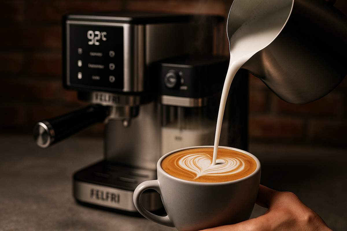 Рожковая кофемашина с капучинатором