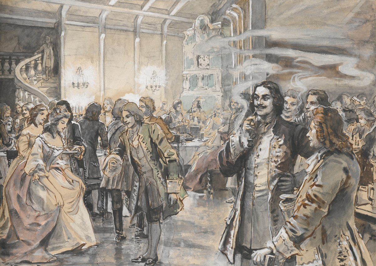 Выход женщин в люди.