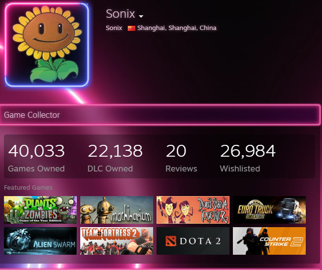    Легенда. Геймер первым в мире собрал коллекцию из 40 тысяч игр в Steam