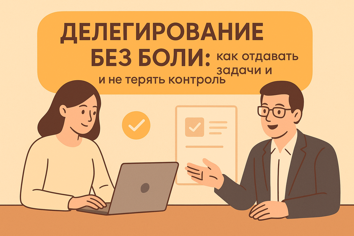 Делегирование — это не потеря контроля, а инструмент роста команды и руководителя. В статье — как правильно передавать задачи, чтобы они выполнялись качественно и без стресса.