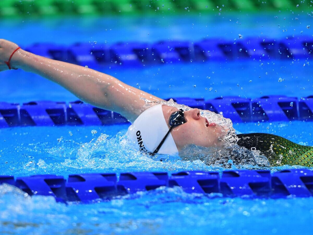    Российская спортсменка, член сборной России (команда ПКР) Дарья Лукьяненко в финальном заплыве на 200 метров комплексом среди женщин в классе SМ13 на соревнованиях по плаванию XVI летних Паралимпийских игр.© РИА Новости / Илья Питалев