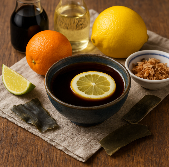 Японский понзу — универсальный соус к рыбе и морепродуктам