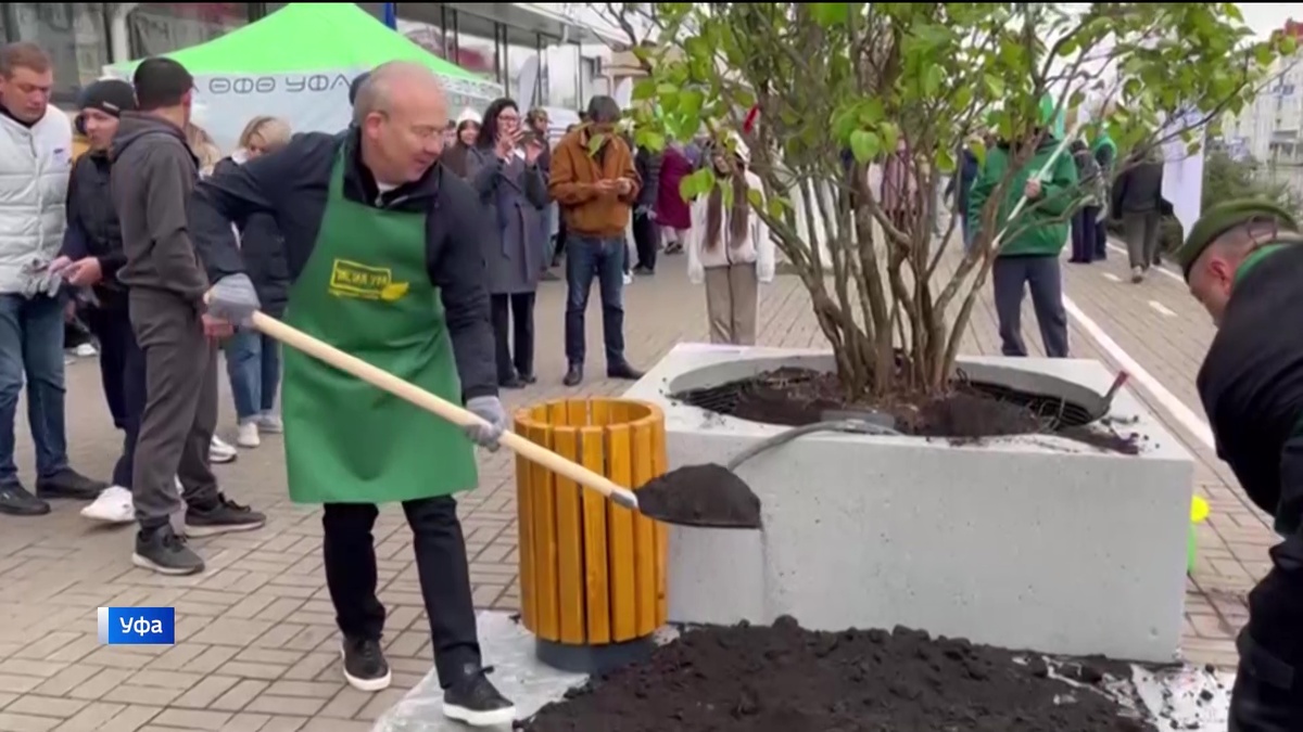    В рамках акции "Зеленая Башкирия" в республике высадили более 5 тысяч деревьев и 53 тысячи саженцев